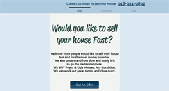 Desktop Screenshot of greencountryhomebuyers.com